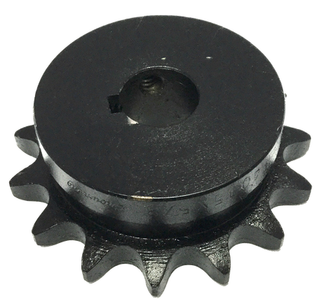 H4015X58 15-Tooth, 40 Standard Roller Chain Finished Bore Sprocket (1/2" Pitch, 5/8" Bore) - Froedge Machine & Supply Co., Inc.