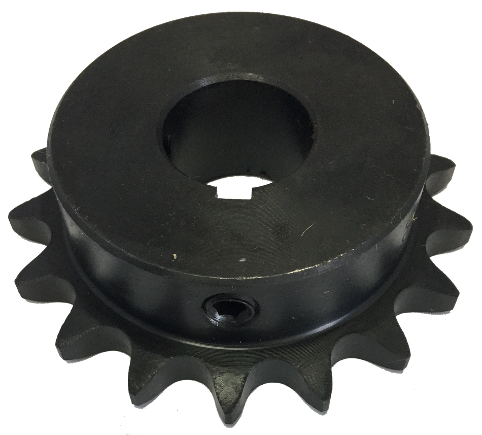 H4017X78 17-Tooth, 40 Standard Roller Chain Finished Bore Sprocket (1/2" Pitch, 7/8" Bore) - Froedge Machine & Supply Co., Inc.