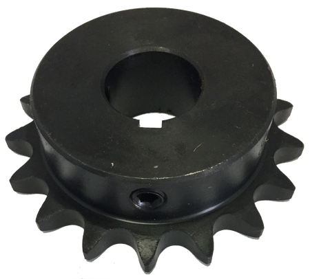 H4017X34 17-Tooth, 40 Standard Roller Chain Finished Bore Sprocket (1/2" Pitch, 3/4" Bore) - Froedge Machine & Supply Co., Inc.