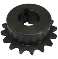 H4017X1 17-Tooth, 40 Standard Roller Chain Finished Bore Sprocket (1/2" Pitch, 1" Bore)
