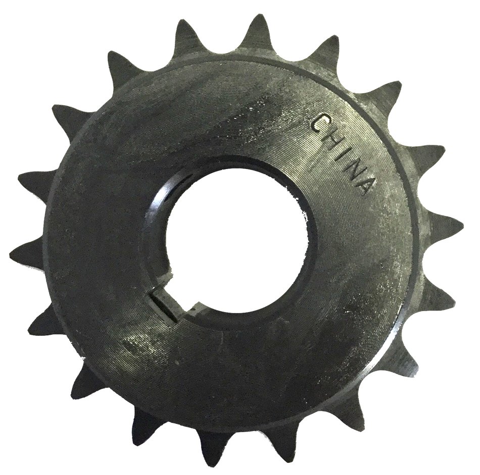 H4018X1 18-Tooth, 40 Standard Roller Chain Finished Bore Sprocket (1/2" Pitch, 1" Bore) - Froedge Machine & Supply Co., Inc.