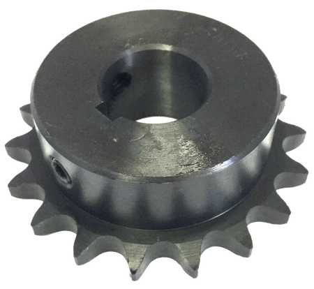 H4018X34 18-Tooth, 40 Standard Roller Chain Finished Bore Sprocket (1/2" Pitch, 3/4" Bore) - Froedge Machine & Supply Co., Inc.