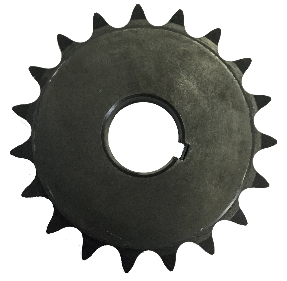 H4019X78 19-Tooth, 40 Standard Roller Chain Finished Bore Sprocket (1/2" Pitch, 7/8" Bore) - Froedge Machine & Supply Co., Inc.