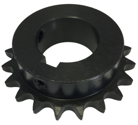 H4020X112 20-Tooth, 40 Standard Roller Chain Finished Bore Sprocket (1/2" Pitch, 1 1/2" Bore) - Froedge Machine & Supply Co., Inc.