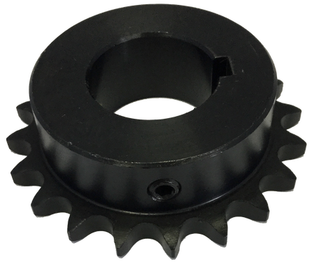 H4020X138 20-Tooth, 40 Standard Roller Chain Finished Bore Sprocket (1/2" Pitch, 1 3/8" Bore) - Froedge Machine & Supply Co., Inc.