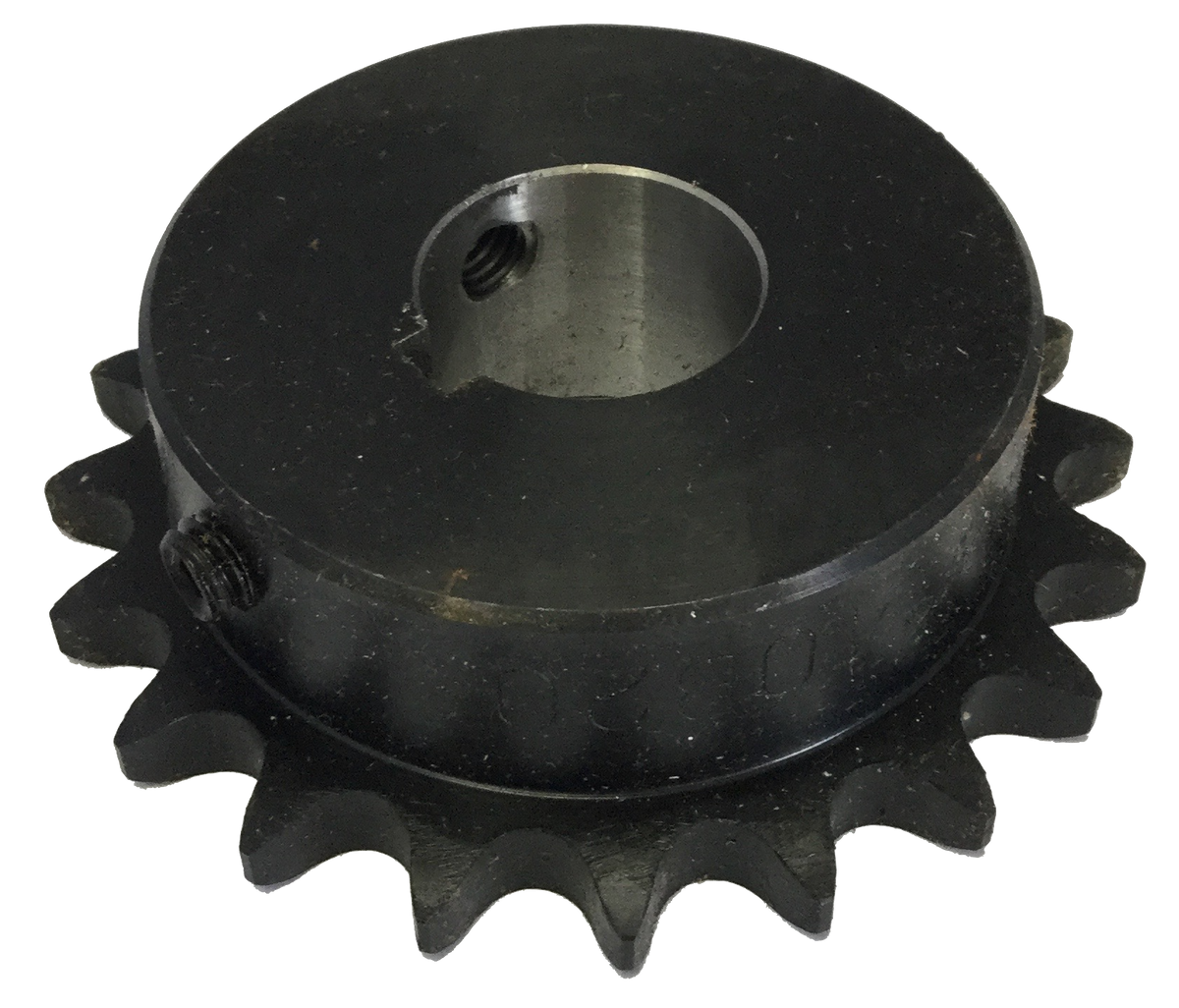 H4020X1 20-Tooth, 40 Standard Roller Chain Finished Bore Sprocket (1/2" Pitch, 1" Bore) - Froedge Machine & Supply Co., Inc.