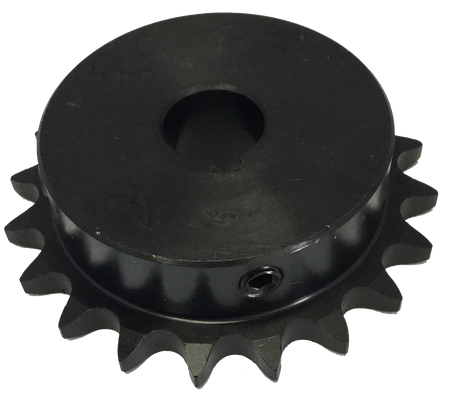 H4020X34 20-Tooth, 40 Standard Roller Chain Finished Bore Sprocket (1/2" Pitch, 3/4" Bore) - Froedge Machine & Supply Co., Inc.
