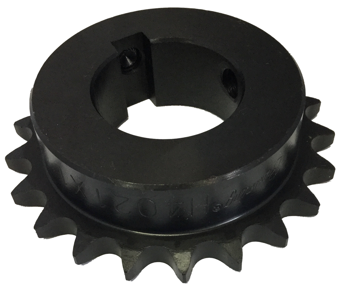 H4021X112 21-Tooth, 40 Standard Roller Chain Finished Bore Sprocket (1/2" Pitch, 1 1/2" Bore) - Froedge Machine & Supply Co., Inc.