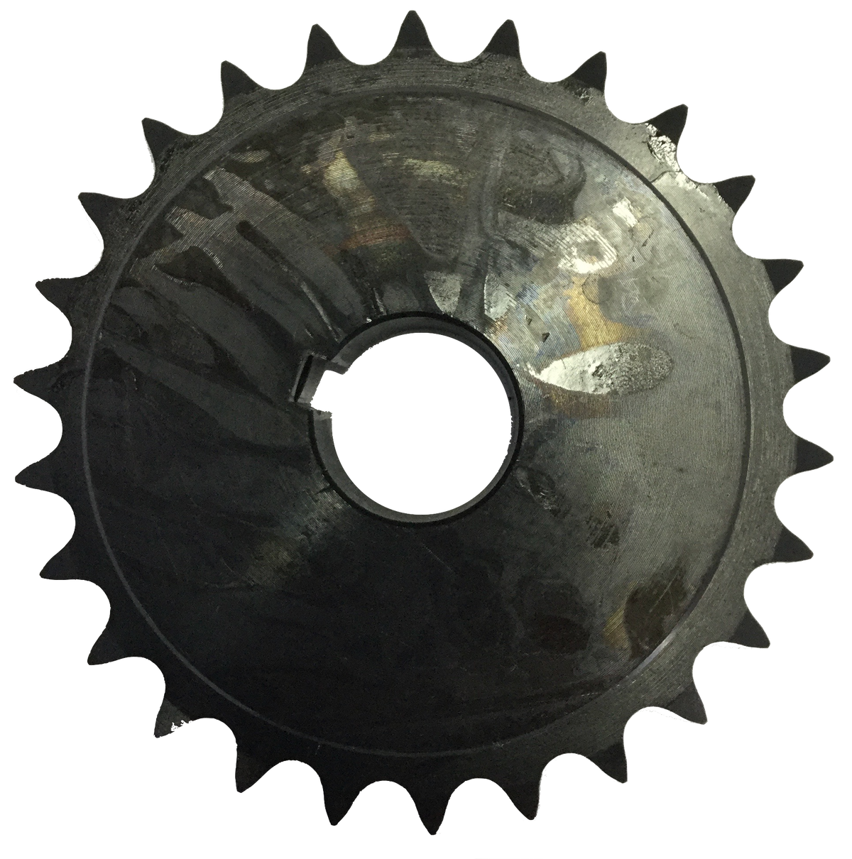 H4026X1 26-Tooth, 40 Standard Roller Chain Finished Bore Sprocket (1/2" Pitch, 1" Bore) - Froedge Machine & Supply Co., Inc.