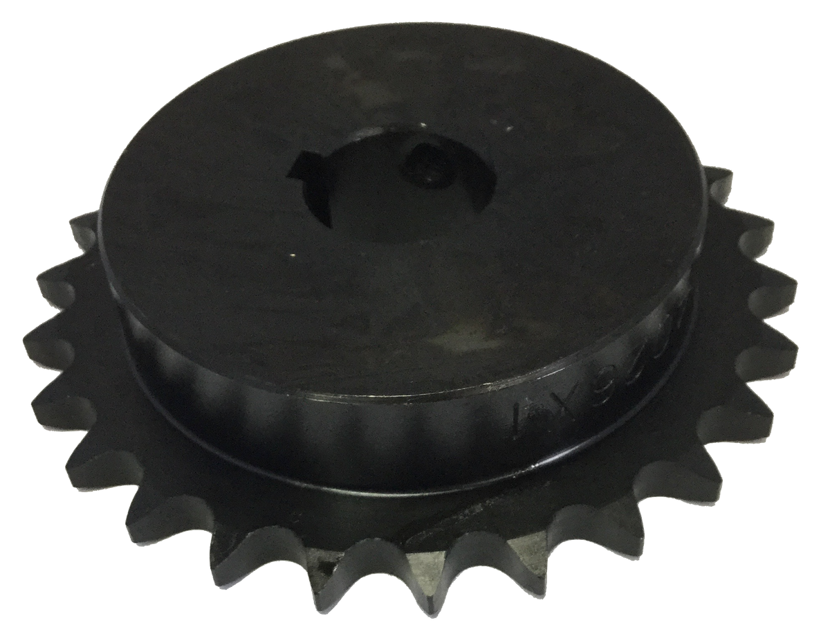 H4025X1 25-Tooth, 40 Standard Roller Chain Finished Bore Sprocket (1/2" Pitch, 1" Bore) - Froedge Machine & Supply Co., Inc.