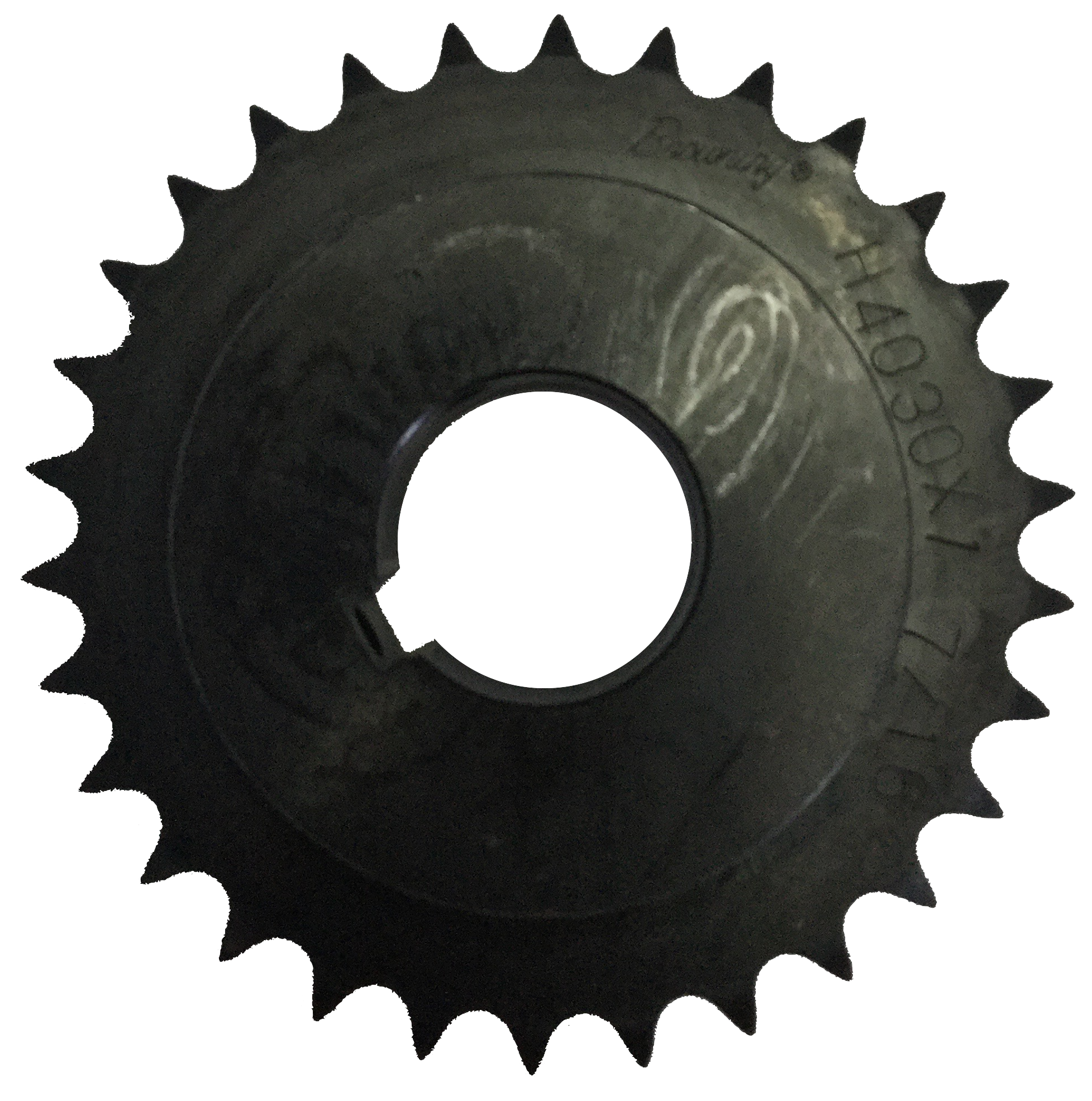 H4030X1716 30-Tooth, 40 Standard Roller Chain Finished Bore Sprocket (1/2" Pitch, 1 7/16" Bore) - Froedge Machine & Supply Co., Inc.