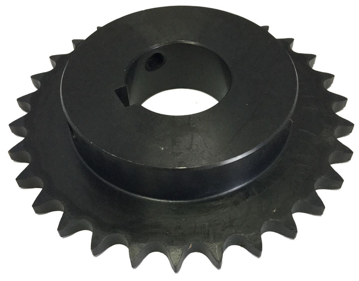 H4030X1716 30-Tooth, 40 Standard Roller Chain Finished Bore Sprocket (1/2" Pitch, 1 7/16" Bore) - Froedge Machine & Supply Co., Inc.