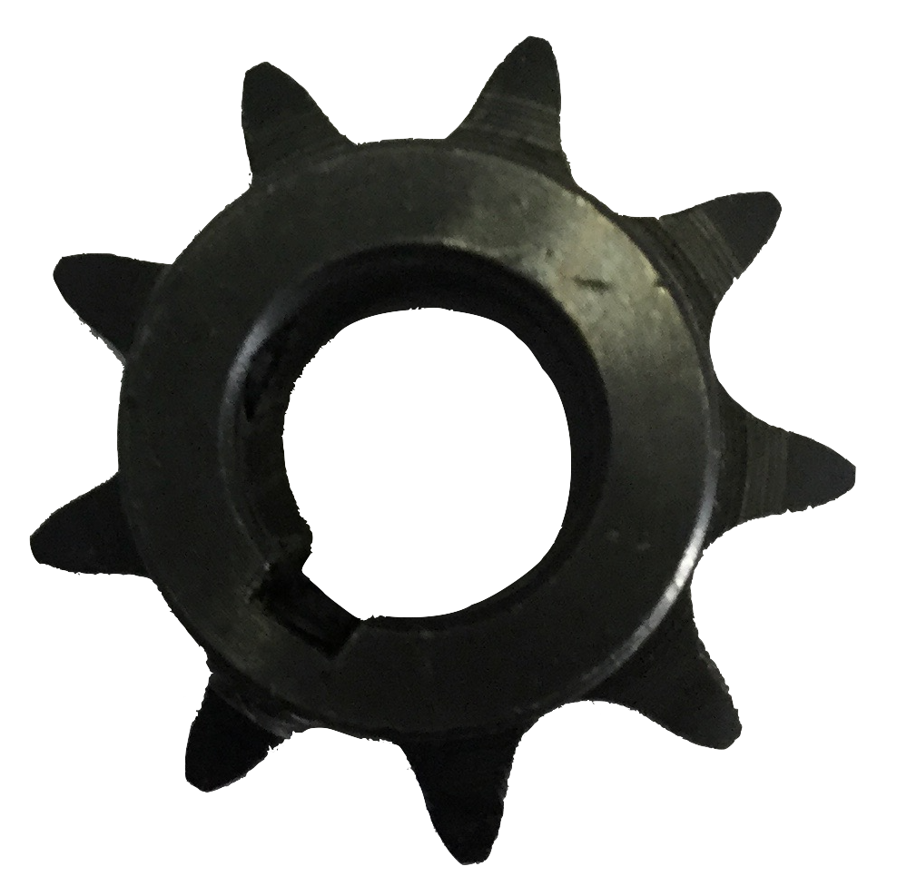 H409X58 9-Tooth, 40 Standard Roller Chain Finished Bore Sprocket (1/2" Pitch, 5/8" Bore) - Froedge Machine & Supply Co., Inc.