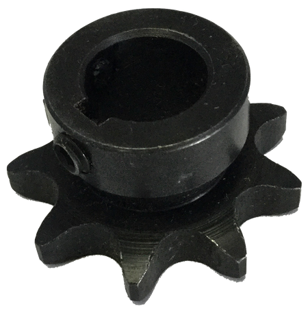 H409X58 9-Tooth, 40 Standard Roller Chain Finished Bore Sprocket (1/2" Pitch, 5/8" Bore) - Froedge Machine & Supply Co., Inc.