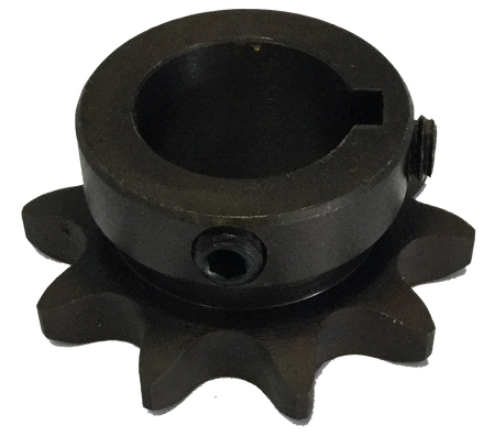H5010X1 10-Tooth, 50 Standard Roller Chain Finished Bore Sprocket (5/8" Pitch, 1" Bore) - Froedge Machine & Supply Co., Inc.