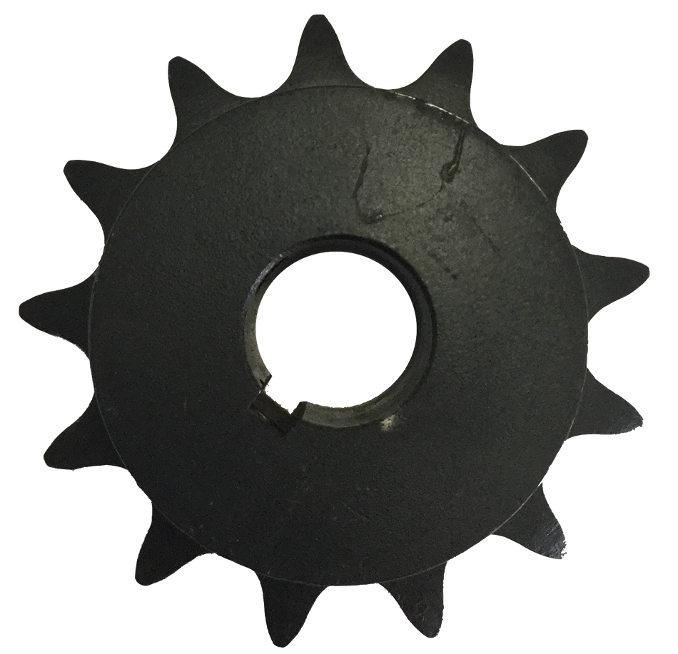 H4013X1 13-Tooth, 40 Standard Roller Chain Finished Bore Sprocket (1/2" Pitch, 1" Bore) - Froedge Machine & Supply Co., Inc.