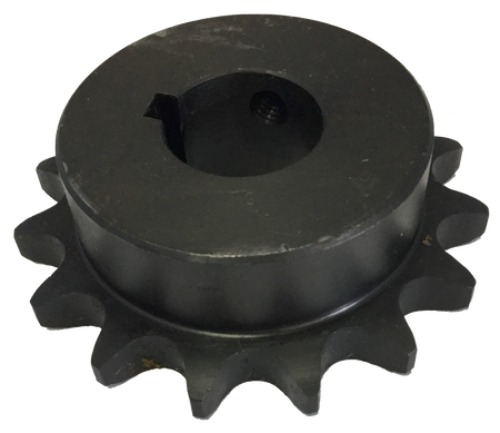 H5015X114 15-Tooth, 50 Standard Roller Chain Finished Bore Sprocket (5/8" Pitch, 1 1/4" Bore) - Froedge Machine & Supply Co., Inc.
