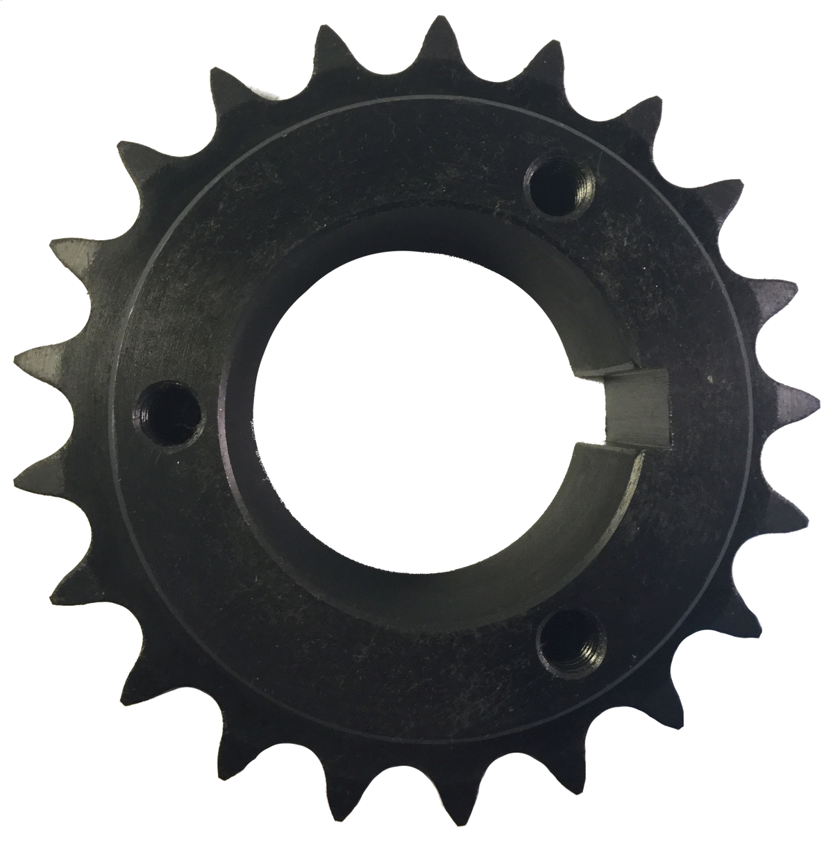 H50P21 21-Tooth, 50 Standard Roller Chain Split Taper Sprocket (5/8" Pitch) - Froedge Machine & Supply Co., Inc.