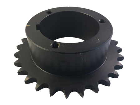 H50Q28 28-Tooth, 50 Standard Roller Chain Split Taper Sprocket (5/8" Pitch) - Froedge Machine & Supply Co., Inc.