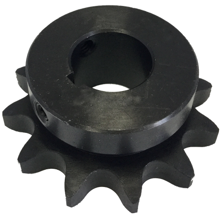 H8012X1716 12-Tooth, 80 Standard Roller Chain Finished Bore Sprocket (1" Pitch, 1 7/16" Bore) - Froedge Machine & Supply Co., Inc.
