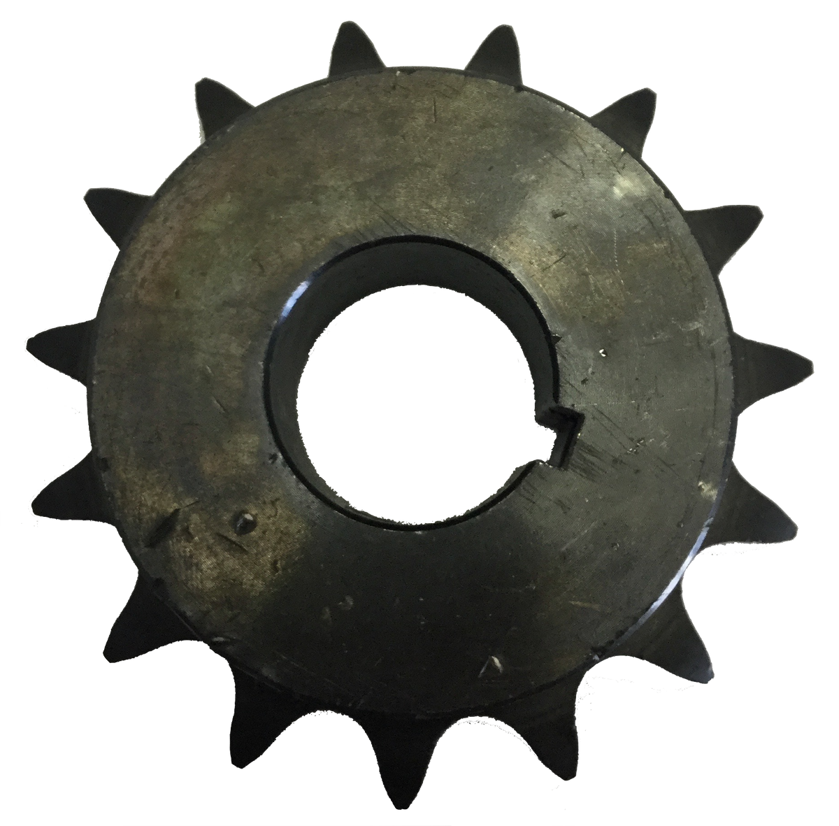 H8015X114 15-Tooth, 80 Standard Roller Chain Finished Bore Sprocket (1" Pitch, 1 1/4" Bore) - Froedge Machine & Supply Co., Inc.