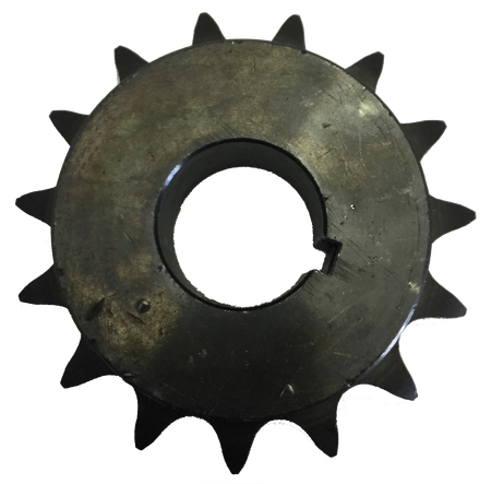 H6015X114 15-Tooth, 60 Standard Roller Chain Finished Bore Sprocket (3/4" Pitch, 1 1/4" Bore) - Froedge Machine & Supply Co., Inc.