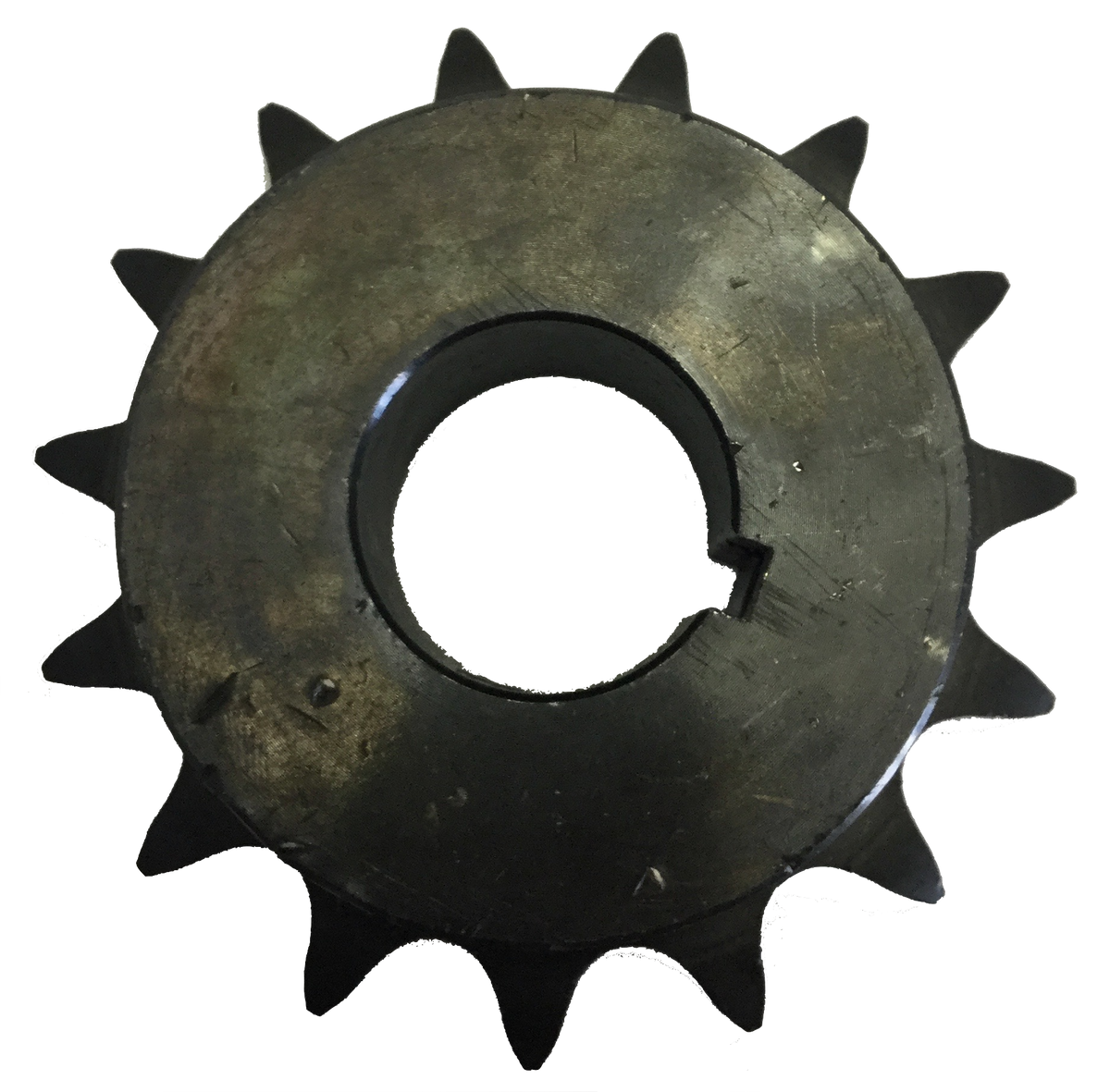 H6015X114 15-Tooth, 60 Standard Roller Chain Finished Bore Sprocket (3/4" Pitch, 1 1/4" Bore) - Froedge Machine & Supply Co., Inc.