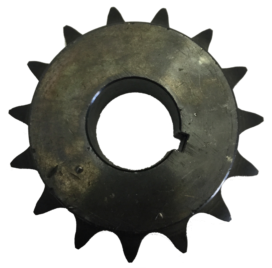 H8015X138 15-Tooth, 80 Standard Roller Chain Finished Bore Sprocket (1" Pitch, 1 3/8" Bore) - Froedge Machine & Supply Co., Inc.