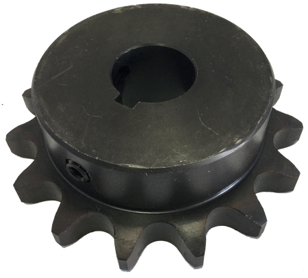 H6015X1 15-Tooth, 60 Standard Roller Chain Finished Bore Sprocket (3/4" Pitch, 1" Bore) - Froedge Machine & Supply Co., Inc.