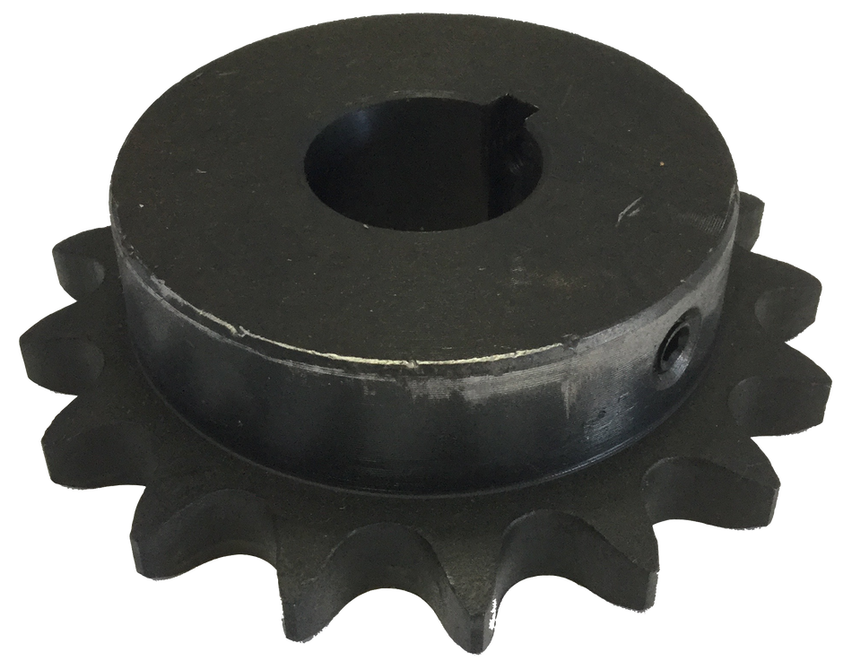 H5017X1 17-Tooth, 50 Standard Roller Chain Finished Bore Sprocket (5/8" Pitch, 1" Bore) - Froedge Machine & Supply Co., Inc.