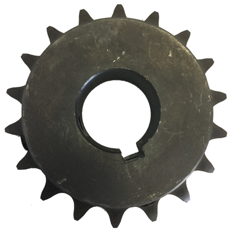 H6018X1 18-Tooth, 60 Standard Roller Chain Finished Bore Sprocket (3/4" Pitch, 1" Bore) - Froedge Machine & Supply Co., Inc.