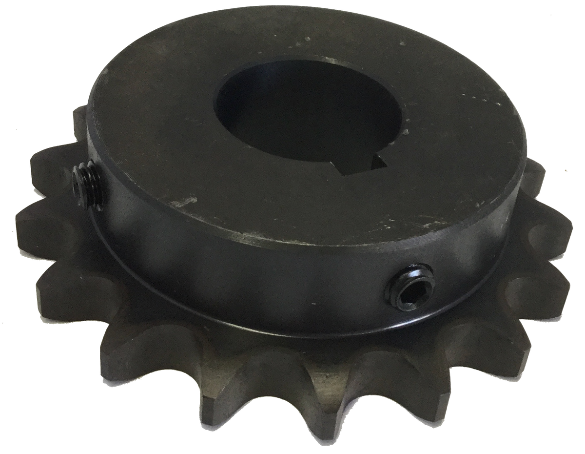 H6018X1 18-Tooth, 60 Standard Roller Chain Finished Bore Sprocket (3/4" Pitch, 1" Bore) - Froedge Machine & Supply Co., Inc.