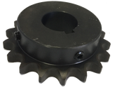 H6018X112 18-Tooth, 60 Standard Roller Chain Finished Bore Sprocket (3/4" Pitch, 1 1/2" Bore) - Froedge Machine & Supply Co., Inc.
