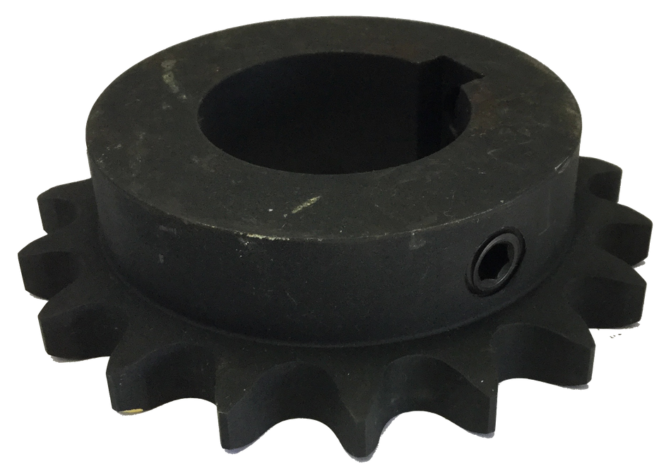 H6018X11516 18-Tooth, 60 Standard Roller Chain Finished Bore Sprocket (3/4" Pitch, 1 15/16" Bore) - Froedge Machine & Supply Co., Inc.