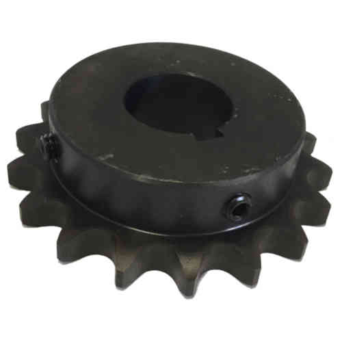 H6018X1716 18-Tooth, 60 Standard Roller Chain Finished Bore Sprocket (3/4" Pitch, 1 7/16" Bore)