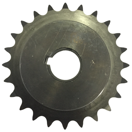 H6024X112 24-Tooth, 60 Standard Roller Chain Finished Bore Sprocket (3/4" Pitch, 1 1/2" Bore) - Froedge Machine & Supply Co., Inc.