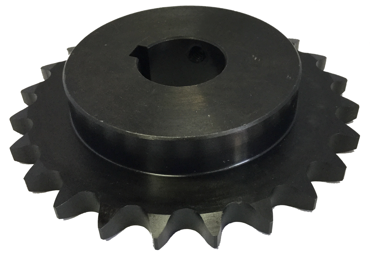 H8024X11516 24-Tooth, 80 Standard Roller Chain Finished Bore Sprocket (1" Pitch, 1 15/16" Bore) - Froedge Machine & Supply Co., Inc.