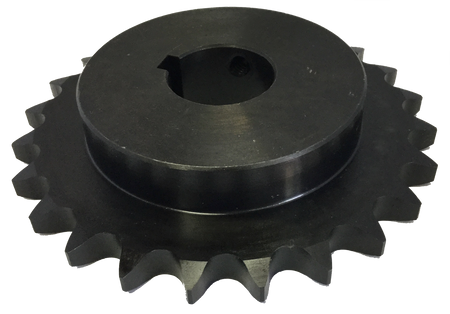 H6024X1716 24-Tooth, 60 Standard Roller Chain Finished Bore Sprocket (3/4" Pitch, 1 7/16" Bore) - Froedge Machine & Supply Co., Inc.
