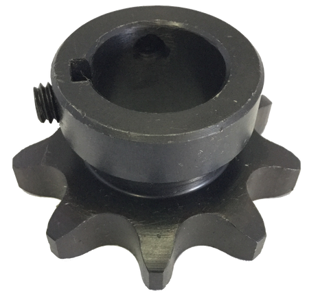 H609X1 9-Tooth, 60 Standard Roller Chain Finished Bore Sprocket (3/4" Pitch, 1" Bore) - Froedge Machine & Supply Co., Inc.