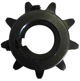 H609X1 9-Tooth, 60 Standard Roller Chain Finished Bore Sprocket (3/4" Pitch, 1" Bore)