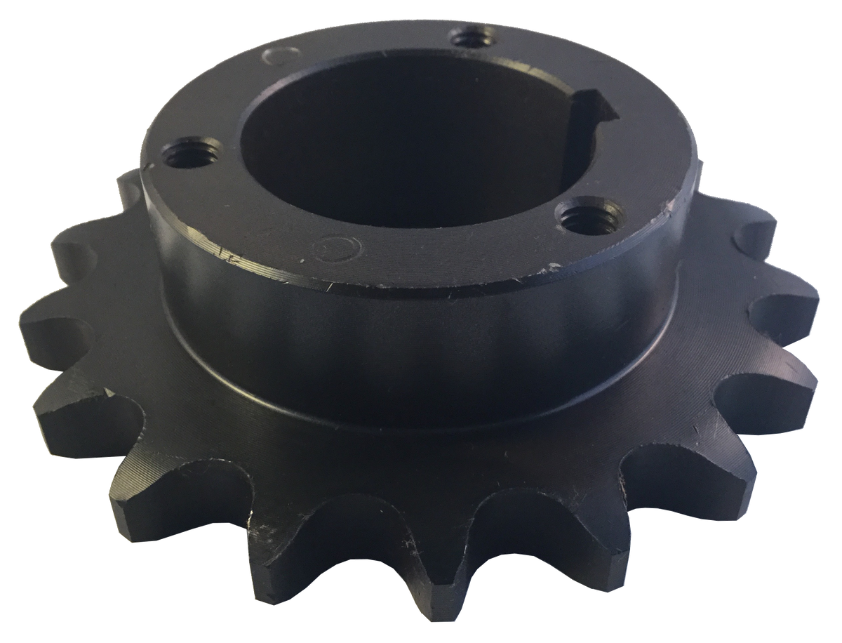H80P18 18-Tooth, 80 Standard Roller Chain Split Taper Sprocket (1" Pitch) - Froedge Machine & Supply Co., Inc.