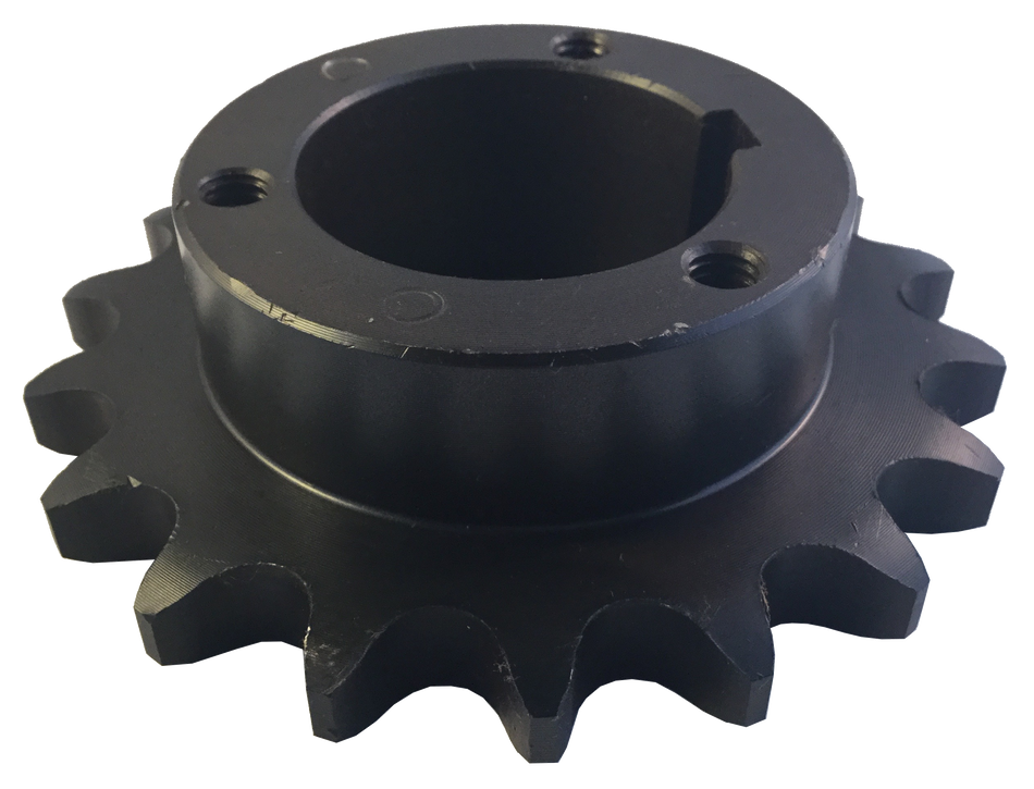 H80P18 18-Tooth, 80 Standard Roller Chain Split Taper Sprocket (1" Pitch) - Froedge Machine & Supply Co., Inc.