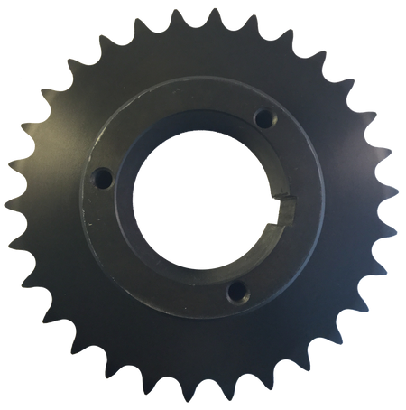 H60Q30 30-Tooth, 60 Standard Roller Chain Split Taper Sprocket (3/4" Pitch) - Froedge Machine & Supply Co., Inc.