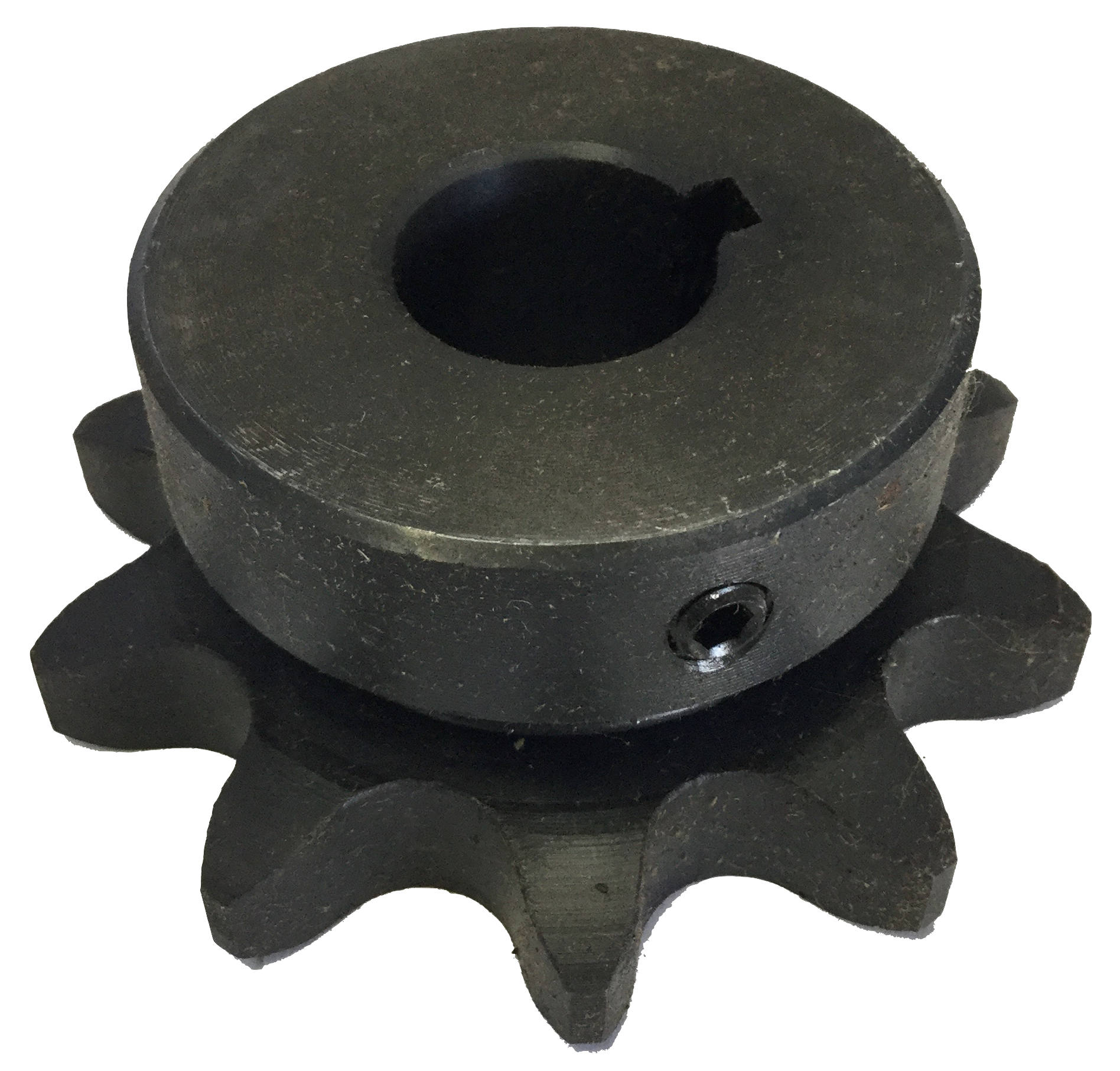 H8010X1 10-Tooth, 80 Standard Roller Chain Finished Bore Sprocket (1" Pitch, 1" Bore) - Froedge Machine & Supply Co., Inc.
