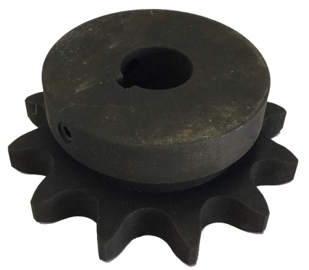 H8012X1 12-Tooth, 80 Standard Roller Chain Finished Bore Sprocket (1" Pitch, 1" Bore) - Froedge Machine & Supply Co., Inc.