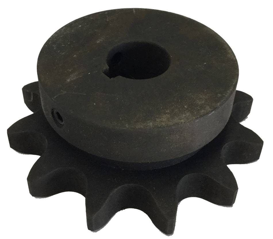 H8011X1 11-Tooth, 80 Standard Roller Chain Finished Bore Sprocket (1" Pitch, 1" Bore) - Froedge Machine & Supply Co., Inc.