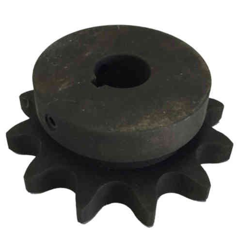 H8012X1 12-Tooth, 80 Standard Roller Chain Finished Bore Sprocket (1" Pitch, 1" Bore)