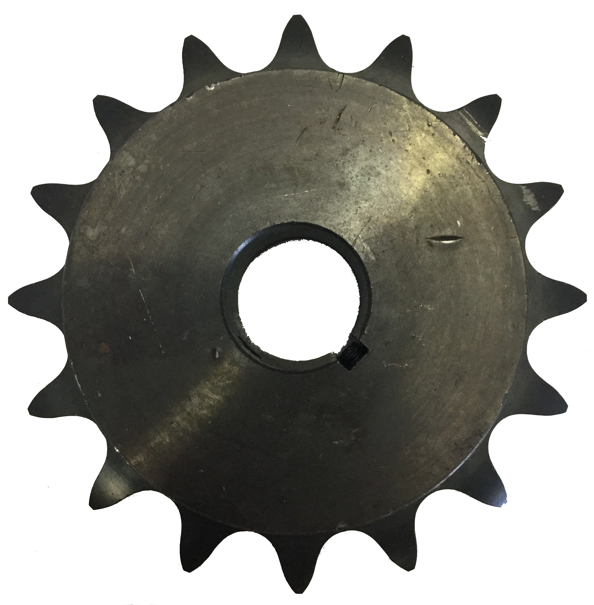 H8016X1 16-Tooth, 80 Standard Roller Chain Finished Bore Sprocket (1" Pitch, 1" Bore) - Froedge Machine & Supply Co., Inc.