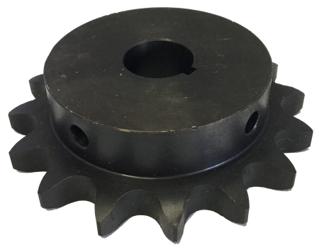 H8016X1 16-Tooth, 80 Standard Roller Chain Finished Bore Sprocket (1" Pitch, 1" Bore) - Froedge Machine & Supply Co., Inc.