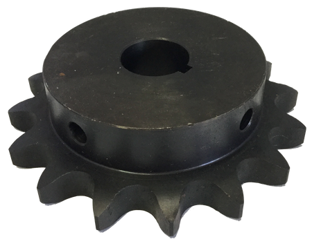 H8016X138 16-Tooth, 80 Standard Roller Chain Finished Bore Sprocket (1" Pitch, 1 3/8" Bore) - Froedge Machine & Supply Co., Inc.